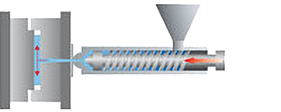 Compression Moulding Process Step 2